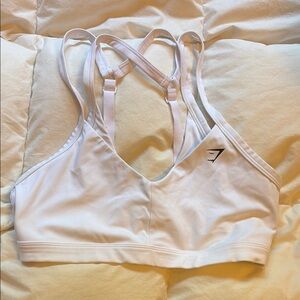 White Gymshark Sports Bra